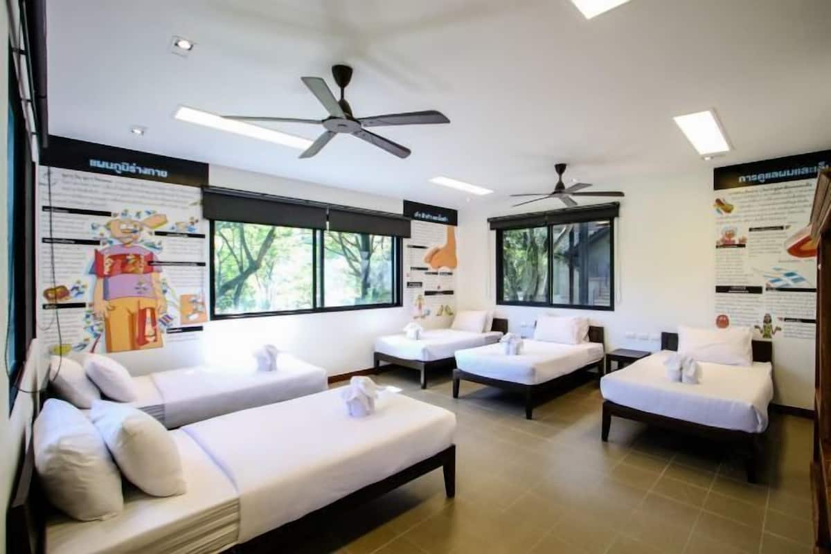 1 habitación, decoración personalizada, muebles diferentes y escritorio