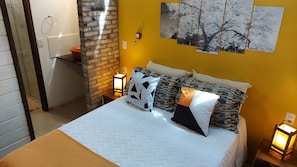 Executive-Studio | 1 Schlafzimmer, hochwertige Bettwaren, Minibar, Schreibtisch