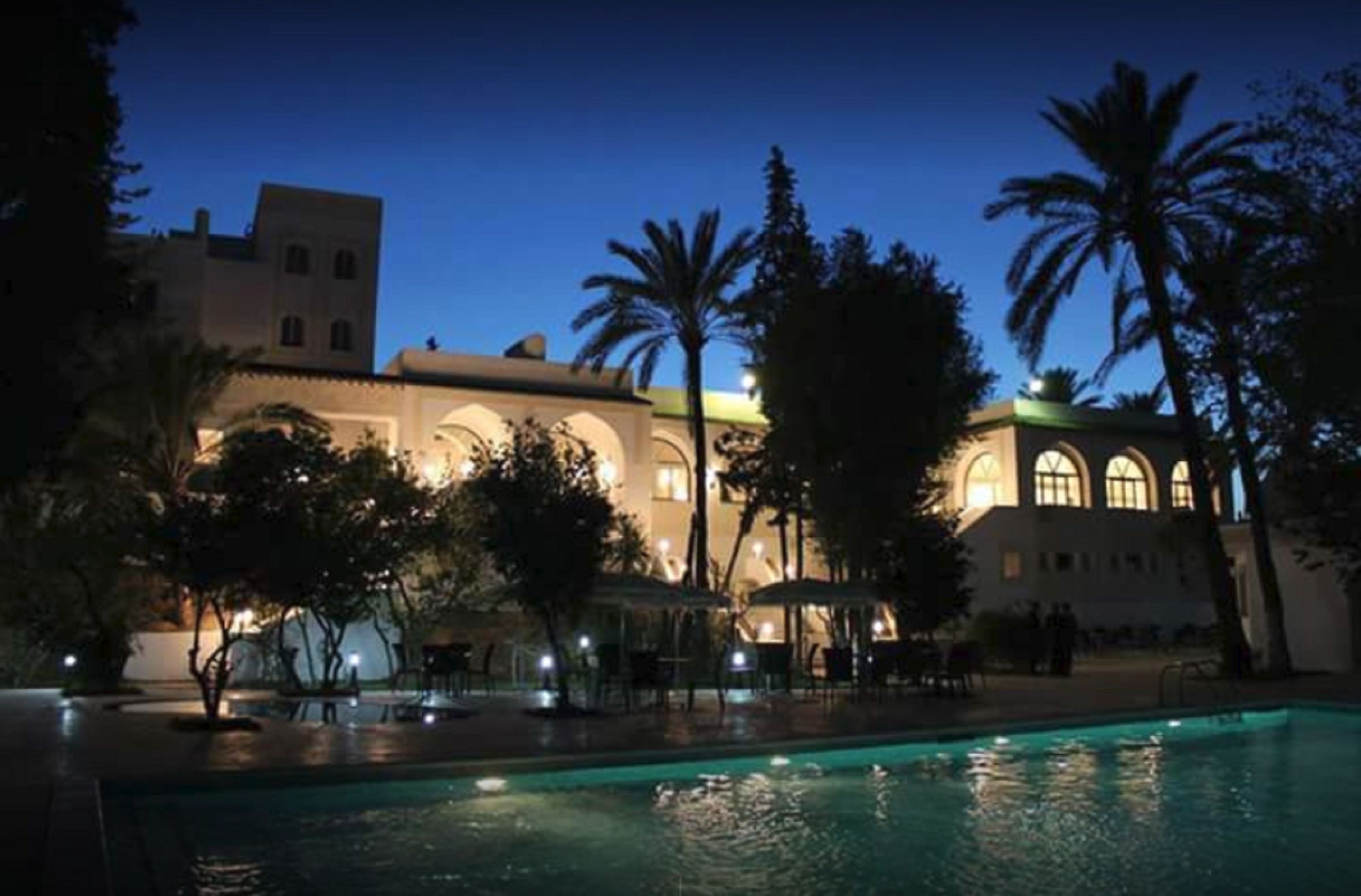 Front of property – evening/night