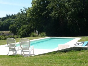 Seasonal outdoor pool