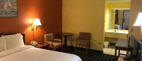 Room, 1 King Bed | Individually decorated, individually furnished, desk, laptop workspace