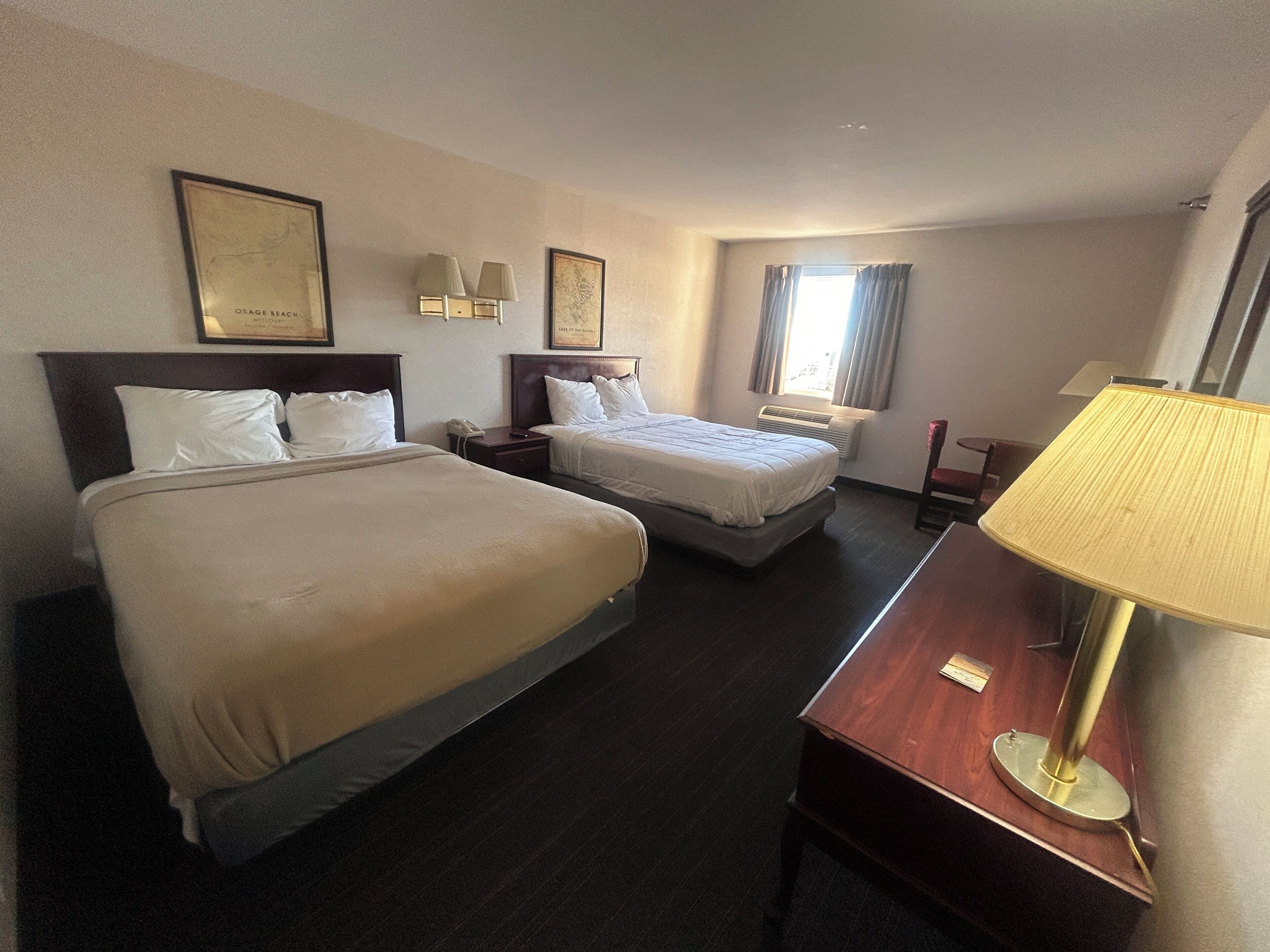 Room, 2 Queen Beds, Non Smoking | Iron/ironing board, free WiFi, bed sheets