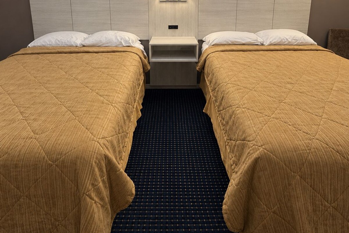 Premier Double Room, 2 Double Beds, Non Smoking | Desk, laptop workspace, iron/ironing board (on request), WiFi (free)