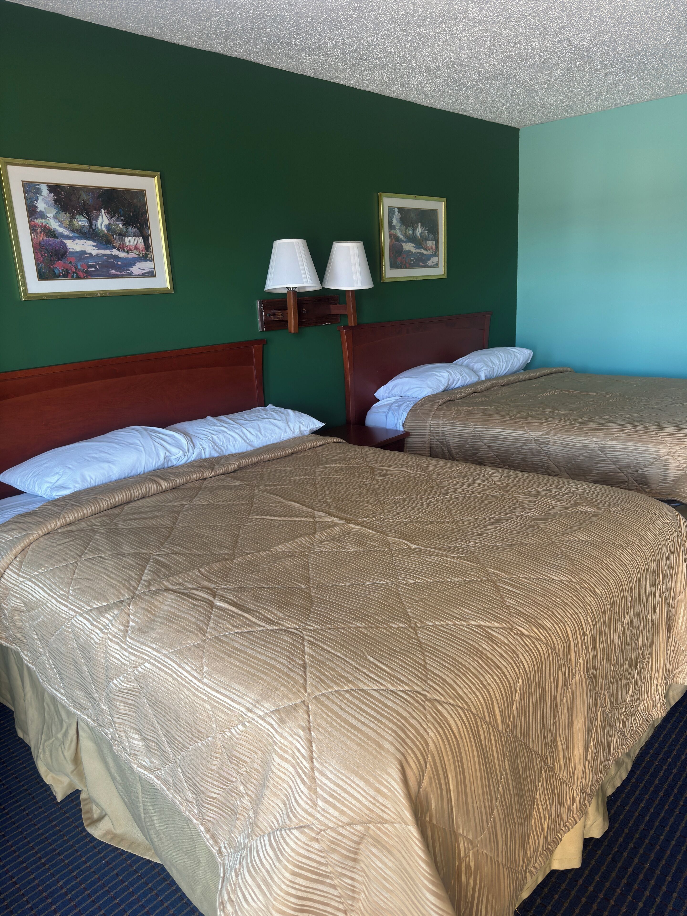 Superior Double Room, 2 Queen Beds, Non Smoking | Desk, laptop workspace, iron/ironing board, free WiFi