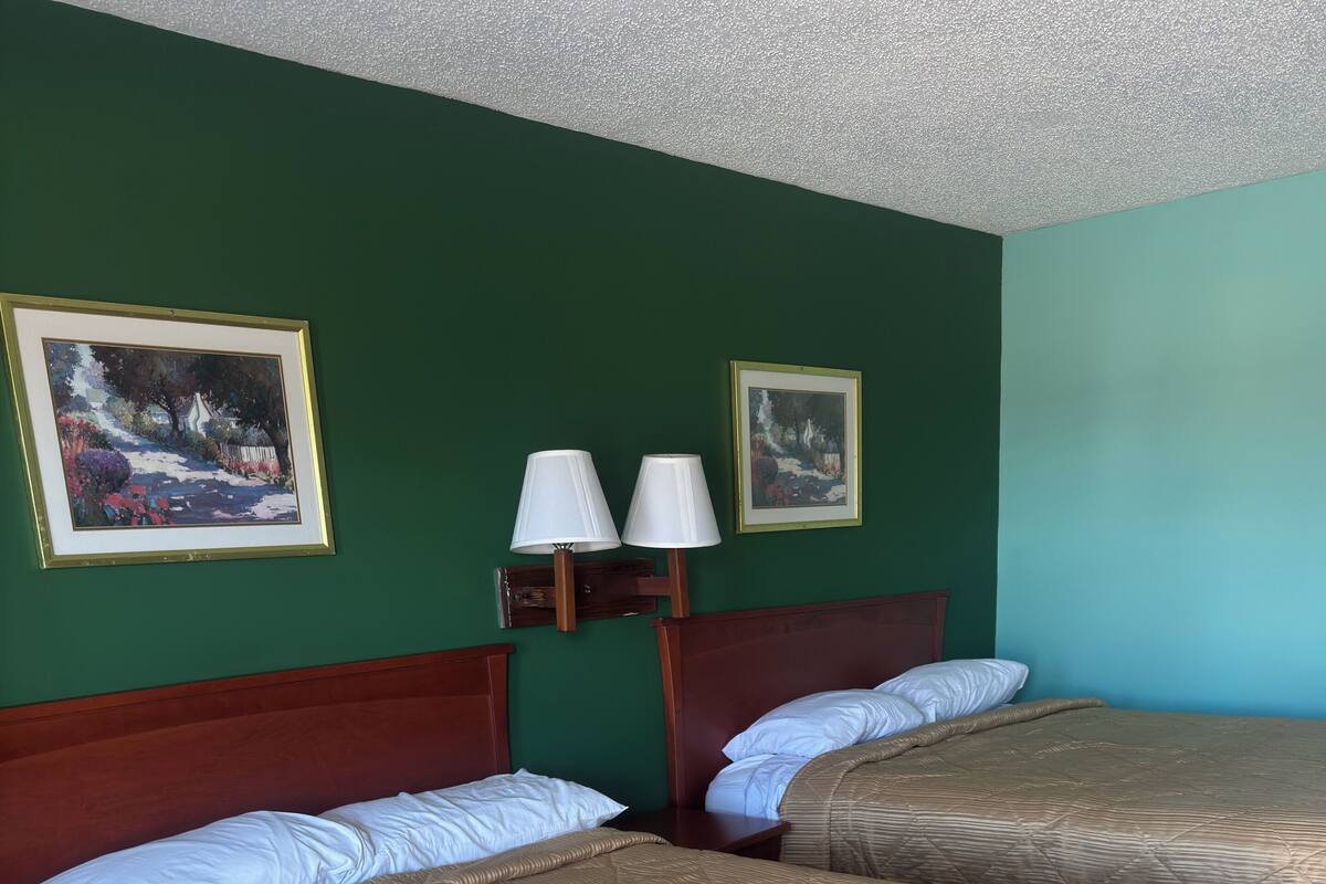 Superior Double Room, 2 Queen Beds, Non Smoking | Desk, laptop workspace, iron/ironing board, free WiFi