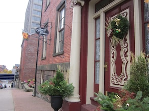 Entrée de l’hébergement
