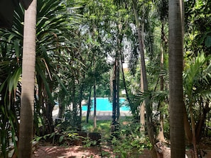 Outdoor pool, open 7:00 AM to 8:00 PM, pool umbrellas, pool loungers - Thongpaeka Hotel (Prasat)