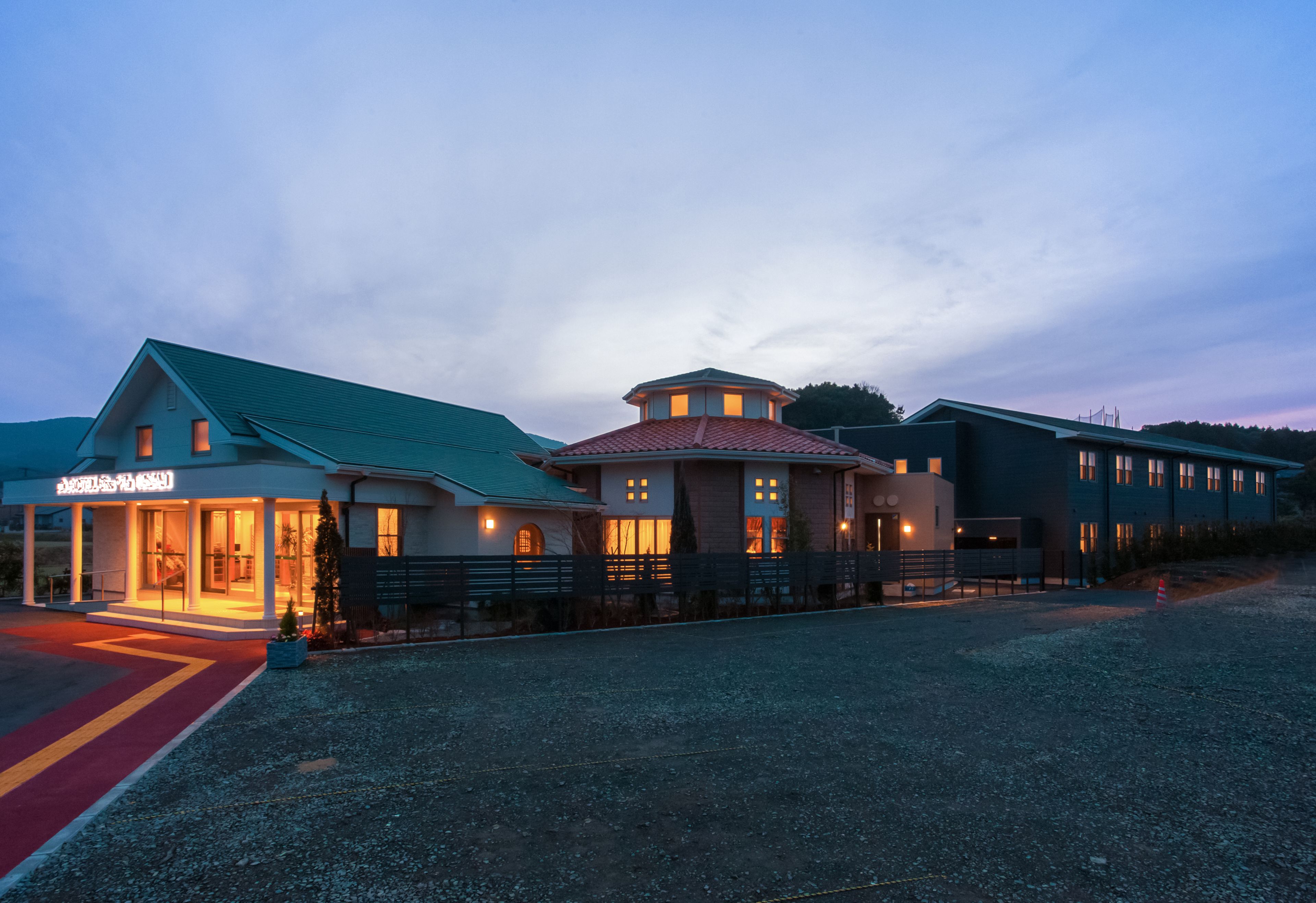 front of property – evening/night