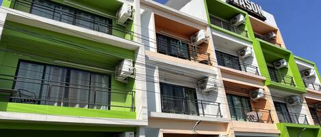 Façade de l’hébergement