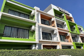 Façade de l’hébergement