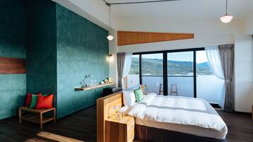 Deluxe Room, 1 King Bed, Mountain View, Tower | Down comforters, individually decorated, desk, blackout drapes