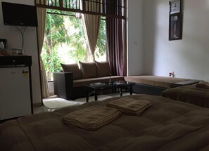 Deluxe-Dreibettzimmer | Blick vom Balkon