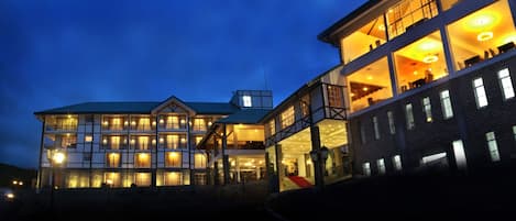 Front of property – evening/night