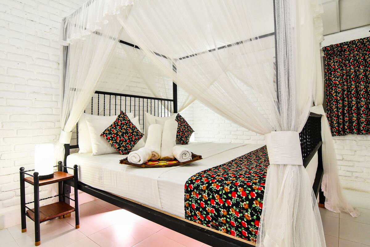 Cottage dành cho gia đình | 8 phòng ngủ, bộ trải giường bằng vải cotton Ai Cập 