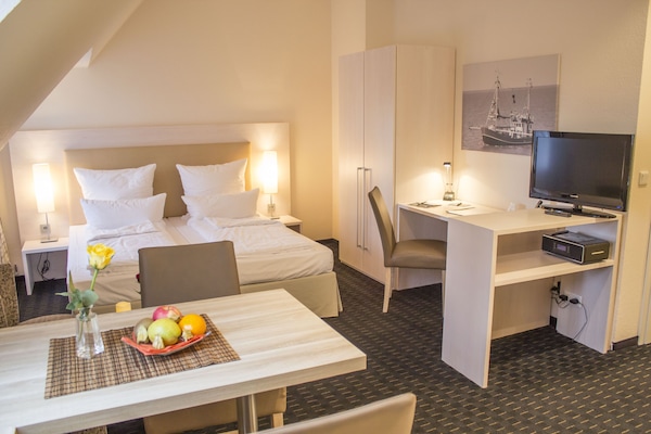 Studio, dapur | Seprai premium, tempat tidur bayi gratis, dan Wi-Fi gratis