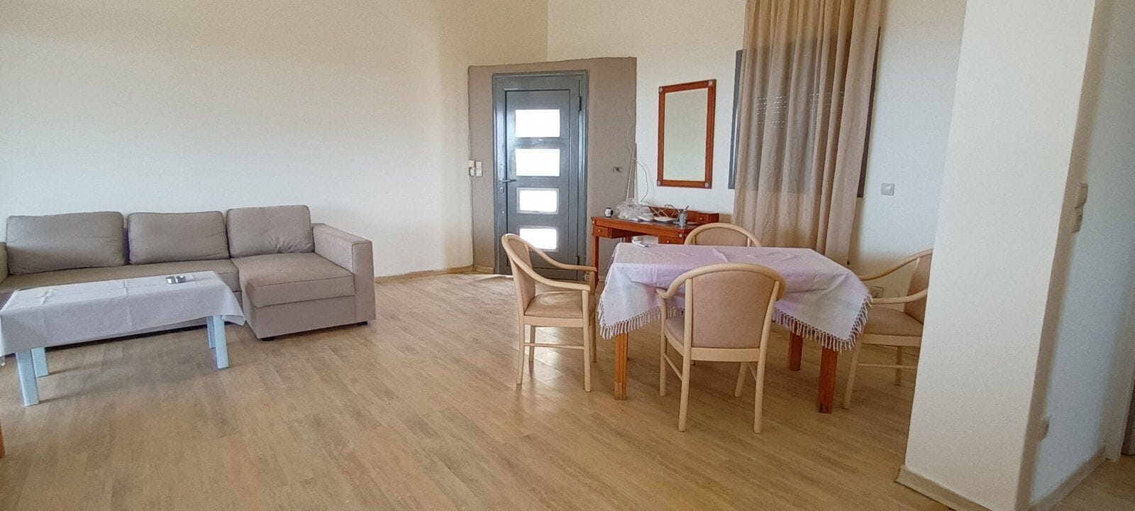 Vila, 2 quartos, vista para o mar (Giorgos) | Área de estar | TV LED