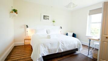 Hypo-allergenic bedding, desk, soundproofing, iron/ironing board