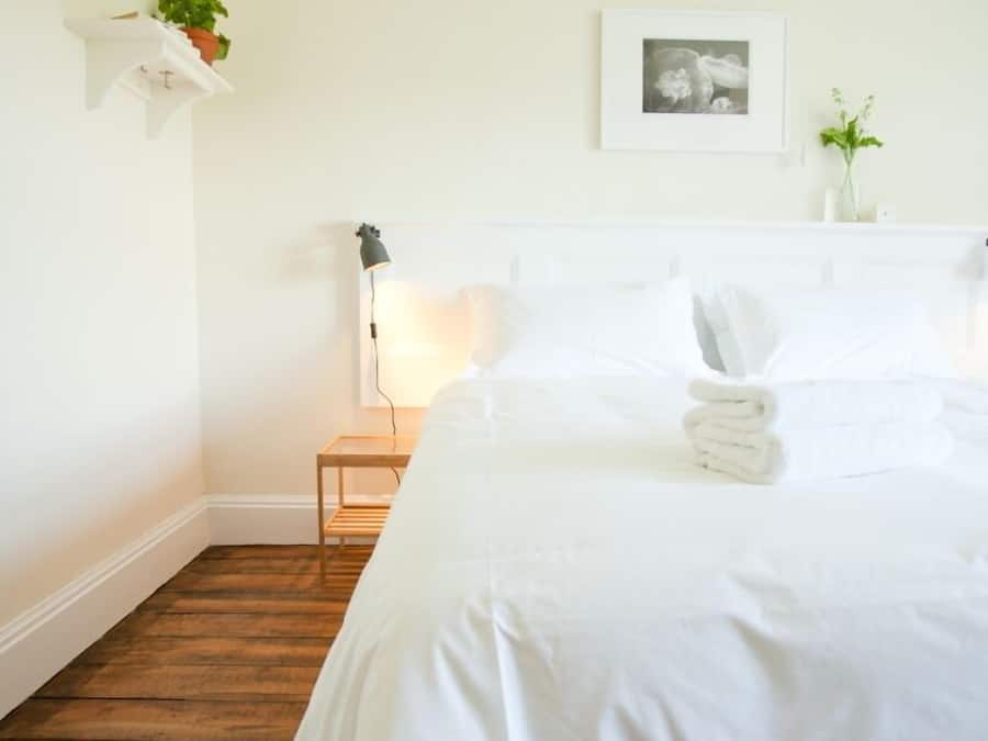 Hypo-allergenic bedding, desk, soundproofing, iron/ironing board