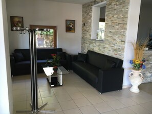 Sitteområde i lobbyen