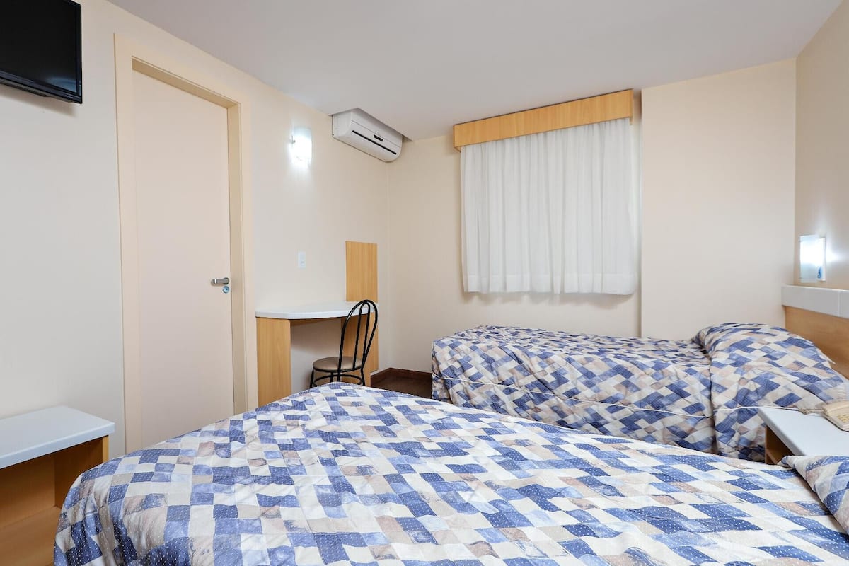 Minibar, desk, blackout drapes, free WiFi