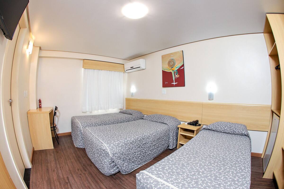 Minibar, desk, blackout drapes, free WiFi