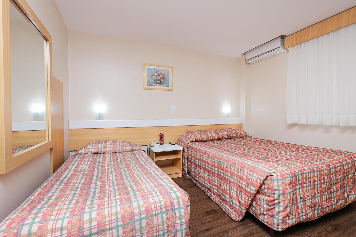 Minibar, desk, blackout drapes, free WiFi