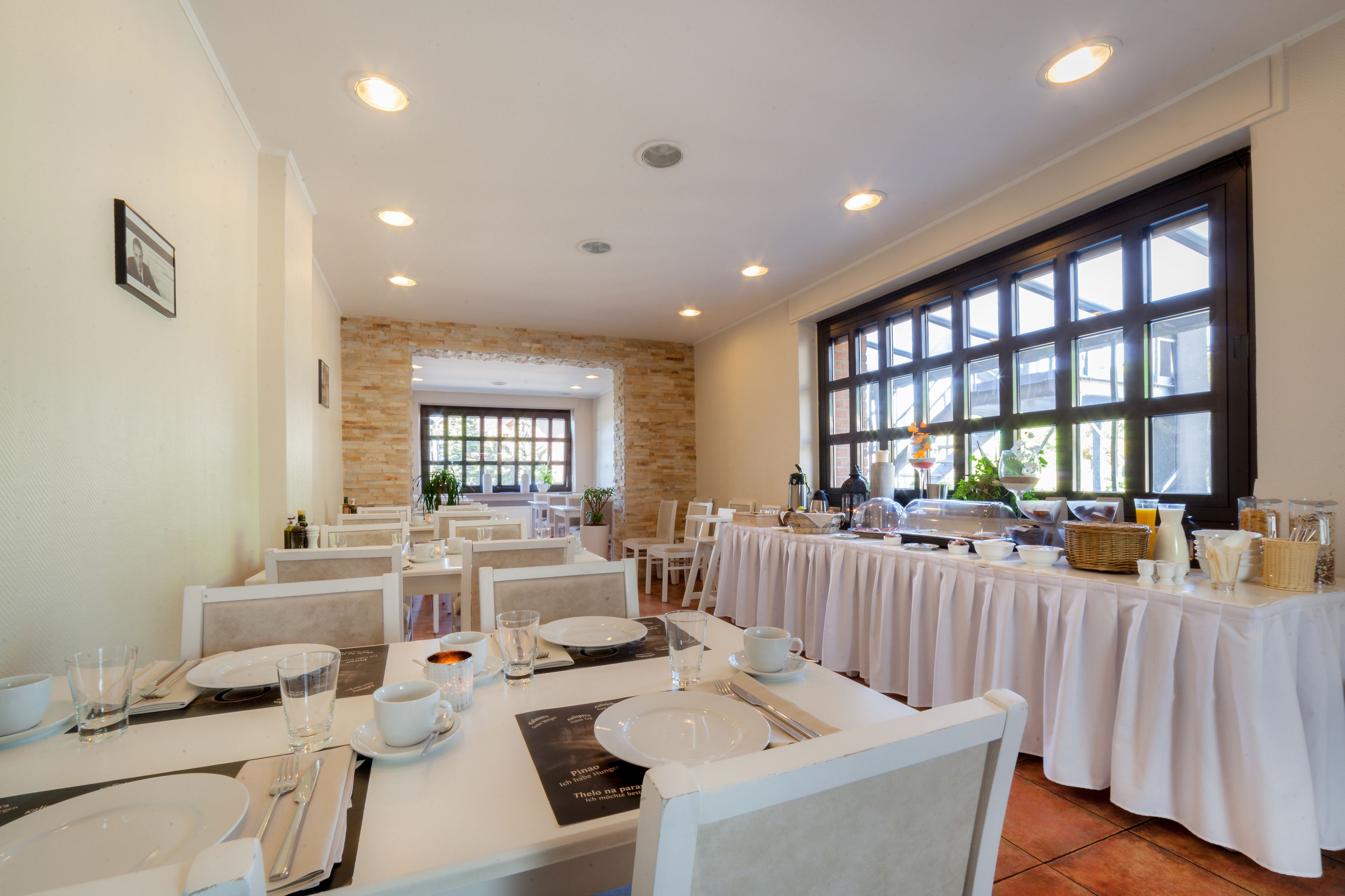 daily buffet breakfast (eur 14.50 per person)