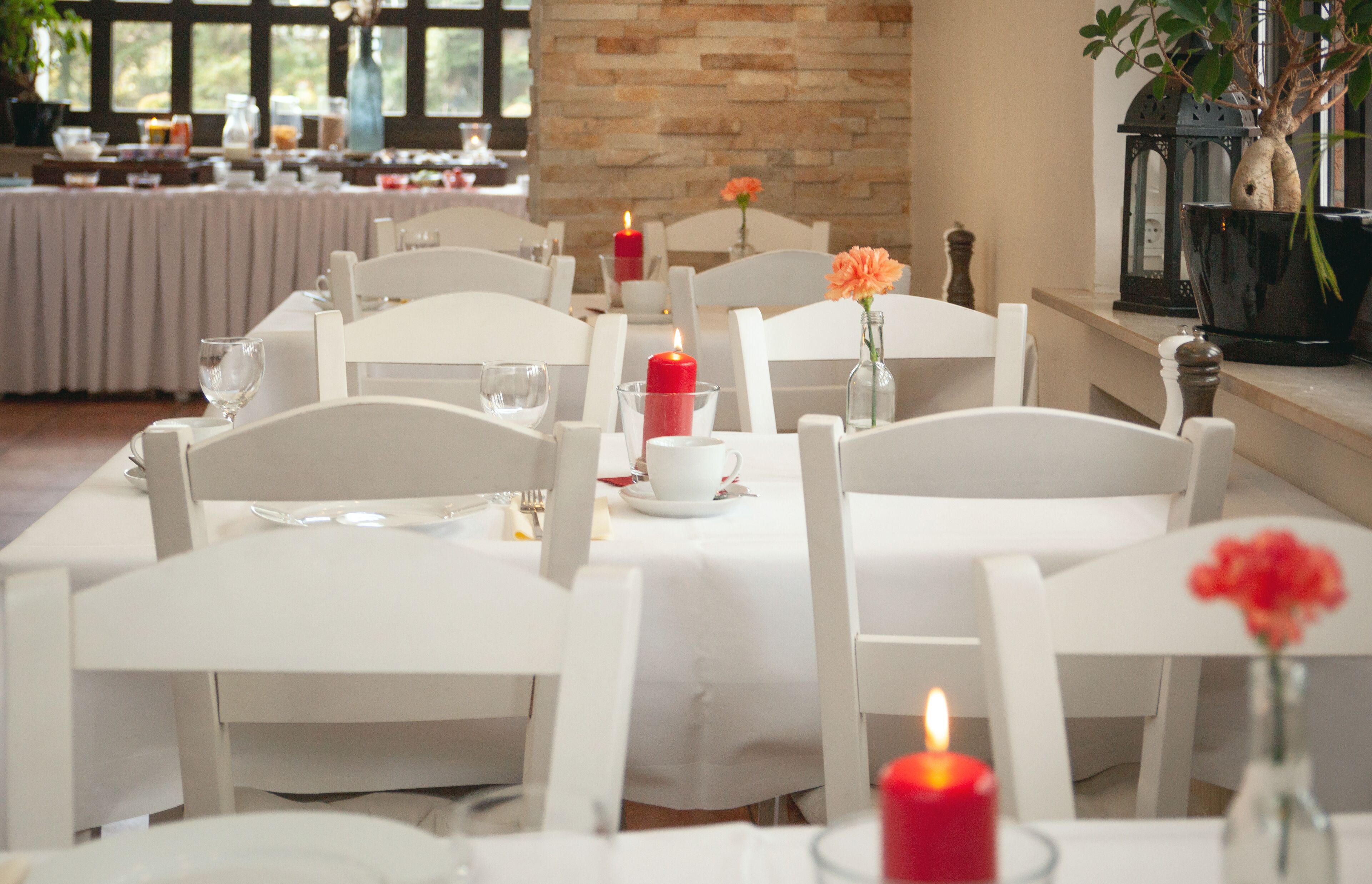 daily buffet breakfast (eur 14.50 per person)