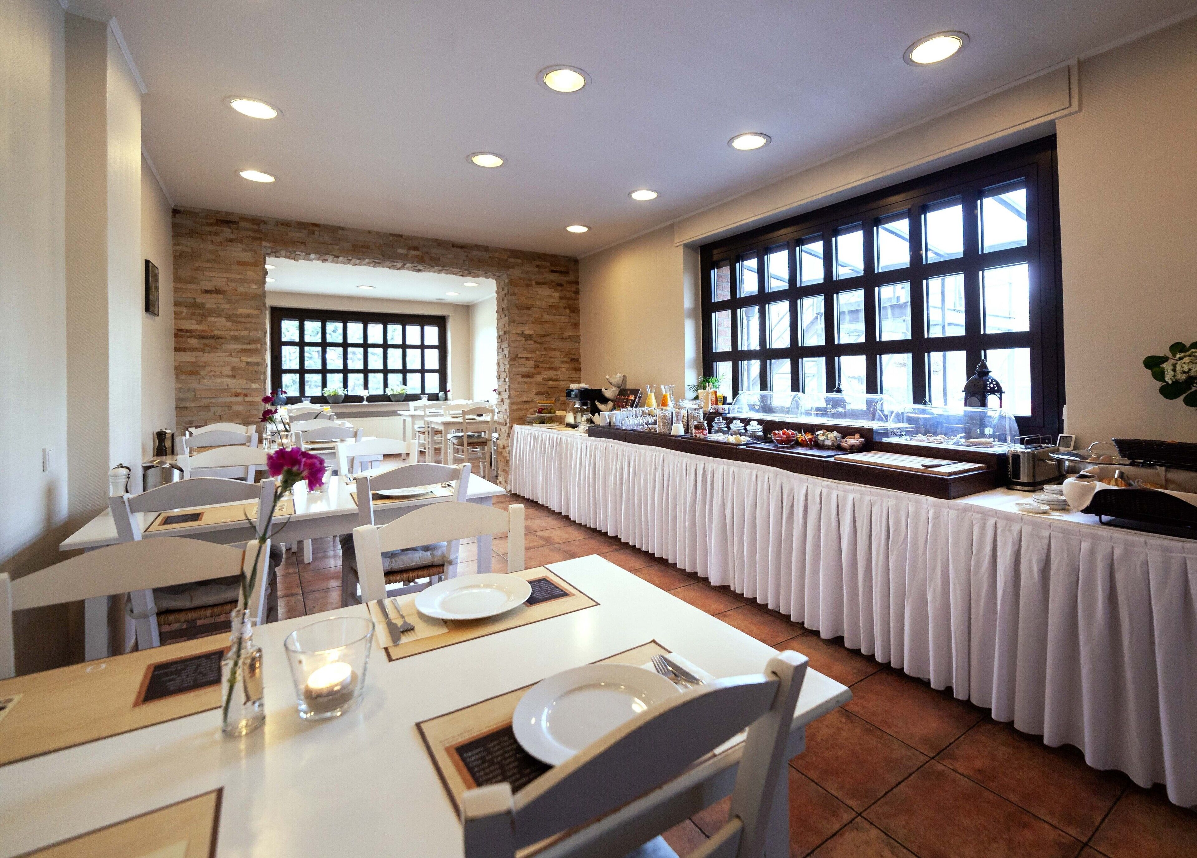 daily buffet breakfast (eur 14.50 per person)