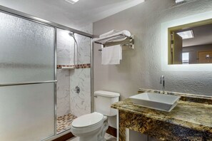 Standard Room, 2 Double Beds, Non Smoking | Bathroom