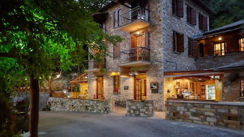 Front of property – evening/night
