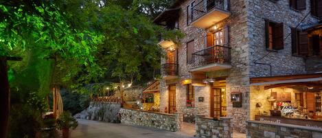 Front of property - evening/night