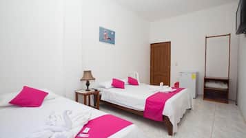 Free WiFi, bed sheets