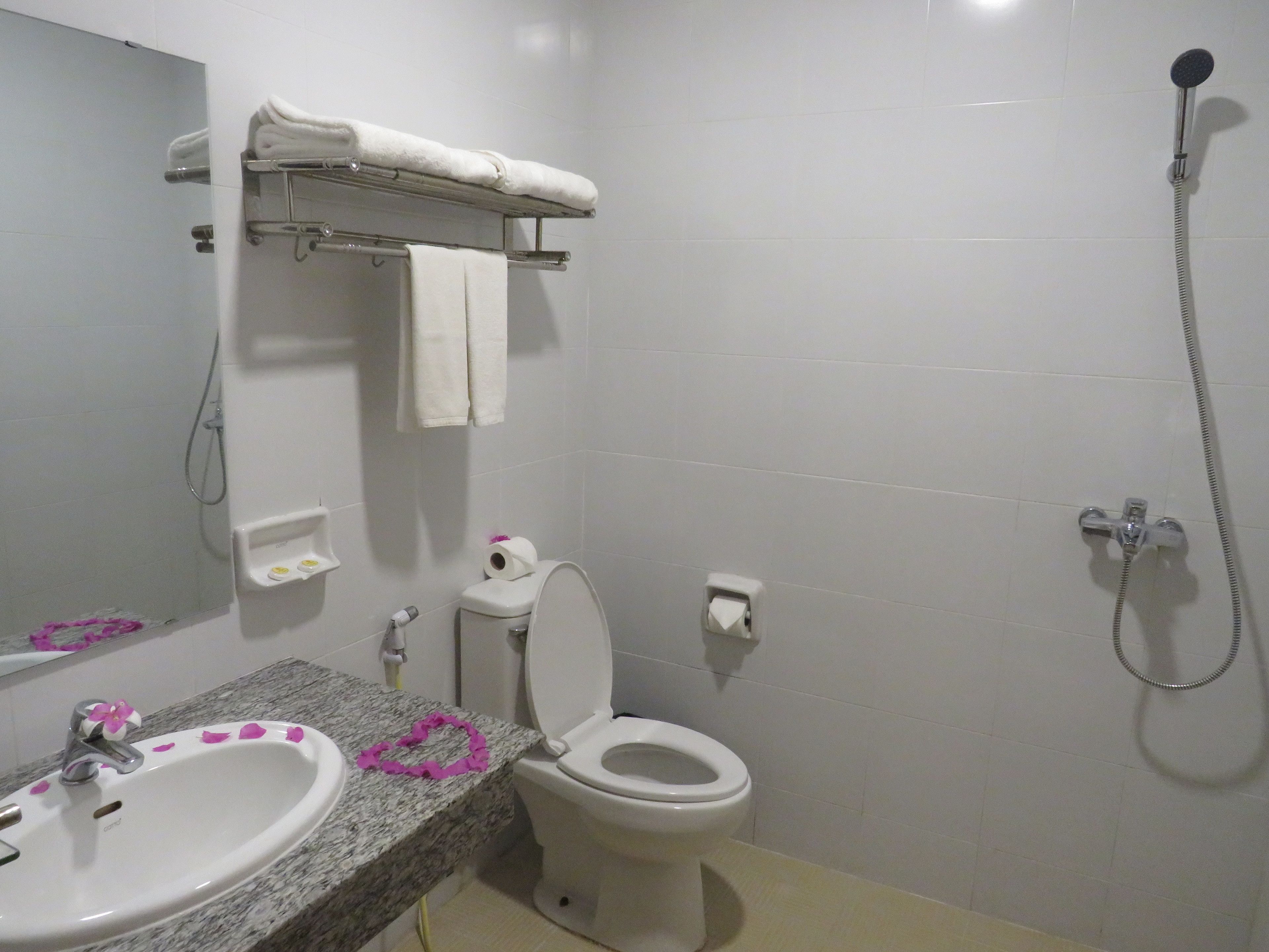 standard building (double or twin) | bathroom | free toiletries, hair dryer, towels