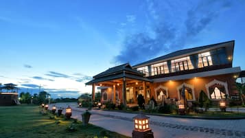 Front of property - evening/night
