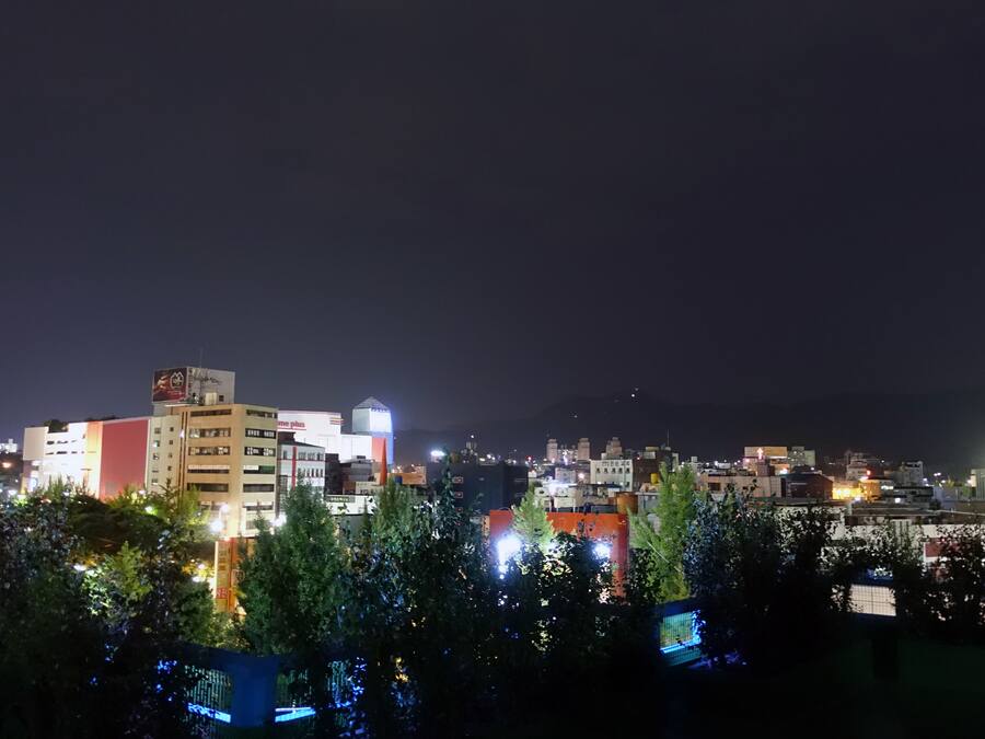 Vue depuis l’hébergement