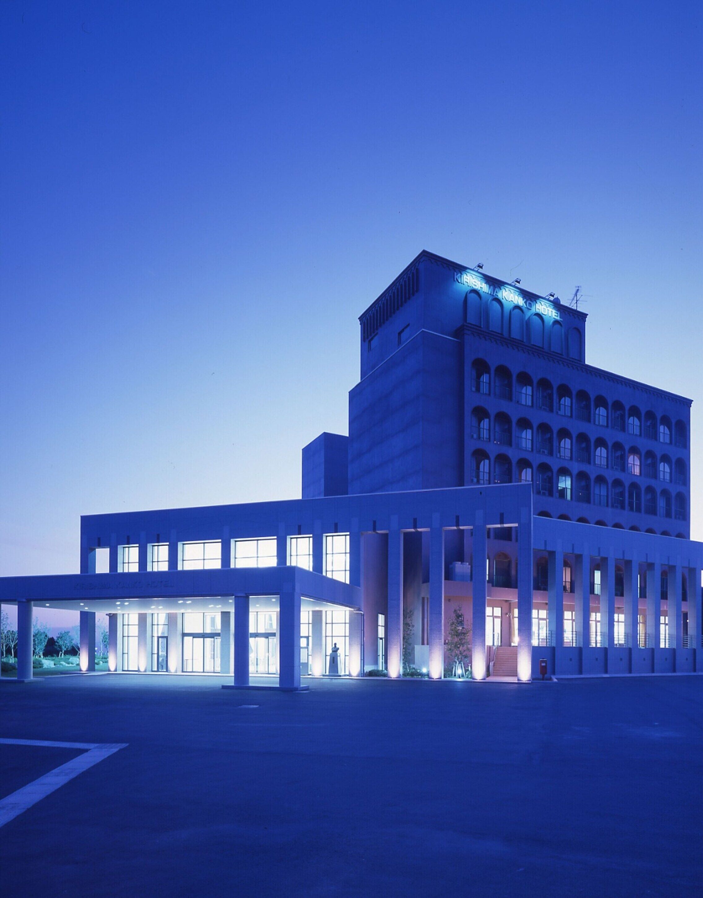 Front of property – evening/night