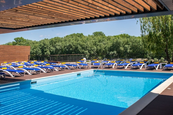 Alberca al aire libre por temporada