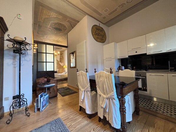 公寓, 简易厨房 (Anastasia House,Via Massalongo 5) | 私人简易厨房 | 大冰箱、炉灶、冰柜