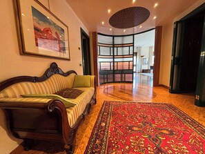 Apartment, 2 Bathrooms (Parking Fee - Via Nizza 6) | Living area | TV - Verona Journeys (Verona)