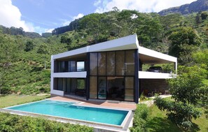 Outdoor pool, an infinity pool - Ramboda Villa (Kothmale)