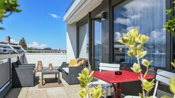 Deluxe Double Room, Kitchenette (terrace) | Terrace/patio