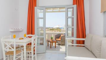 高級套房, 海景 | 起居區