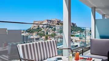Quarto luxo, sacada (Acropolis View) | Vista do quarto