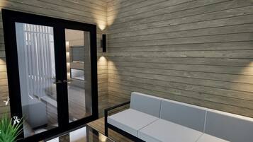 Cabin, 1 Bedroom | Terrace/patio