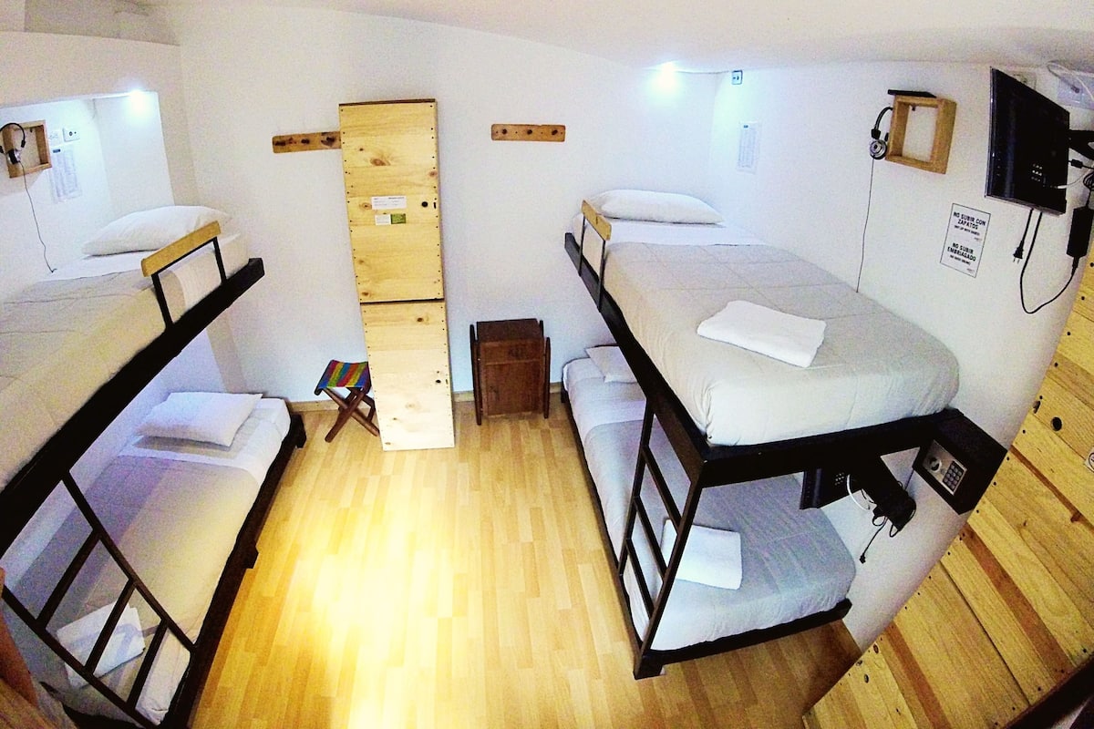 Shared Dormitory | Premium bedding, in-room safe, free WiFi, bed sheets