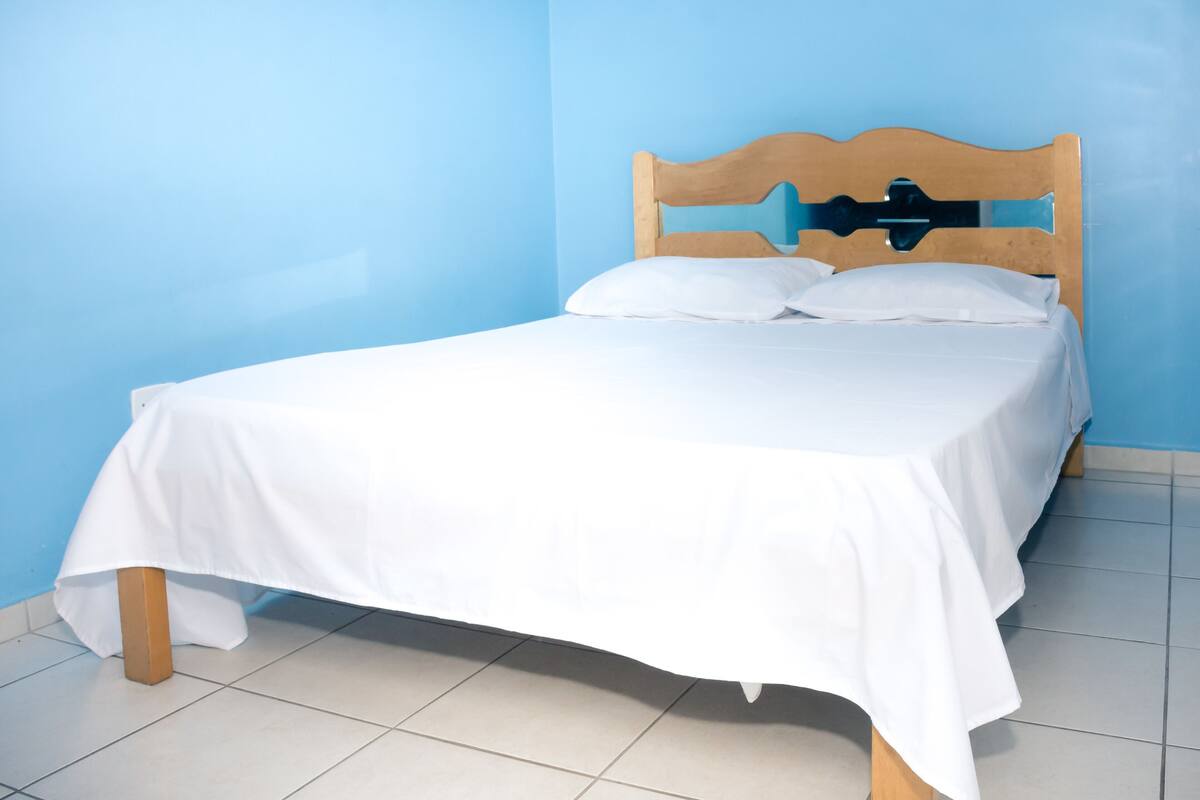 Minibar, tabla de planchar con plancha, wifi gratis y ropa de cama 