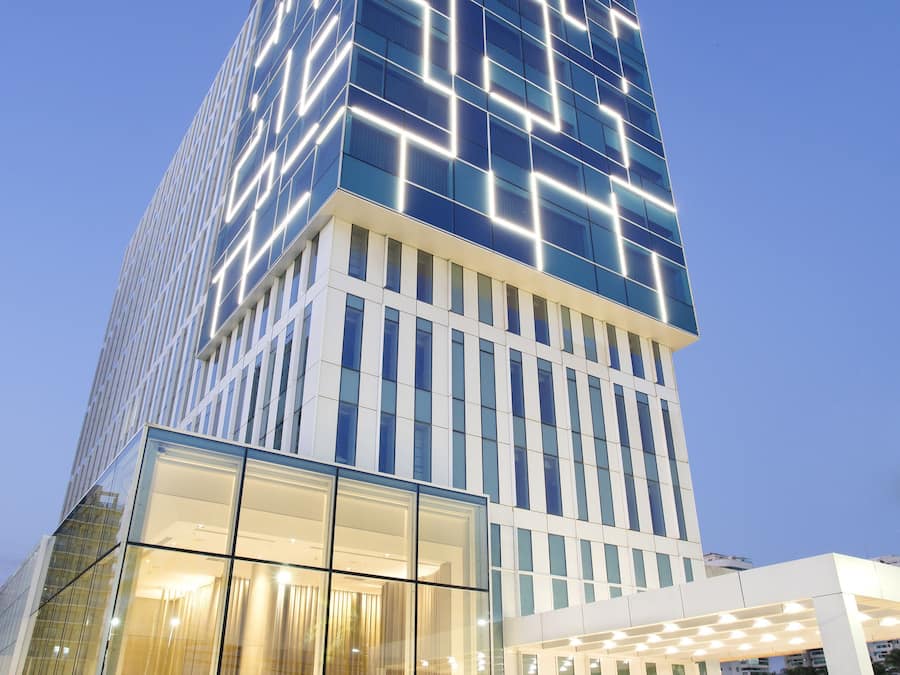 Front of property - evening/night