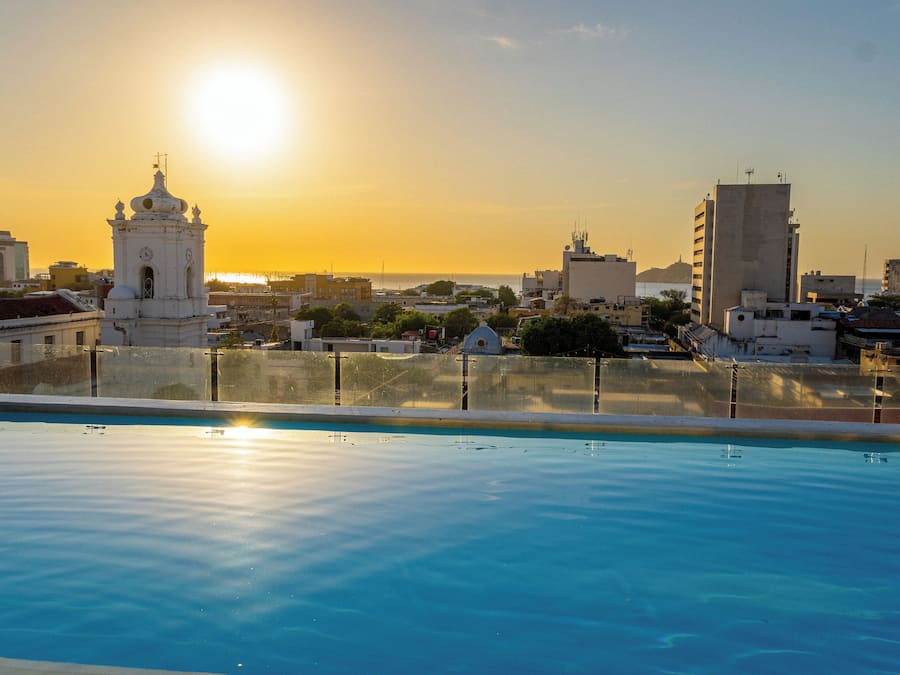 Outdoor pool, open 9:00 AM to 8:00 PM, sun loungers