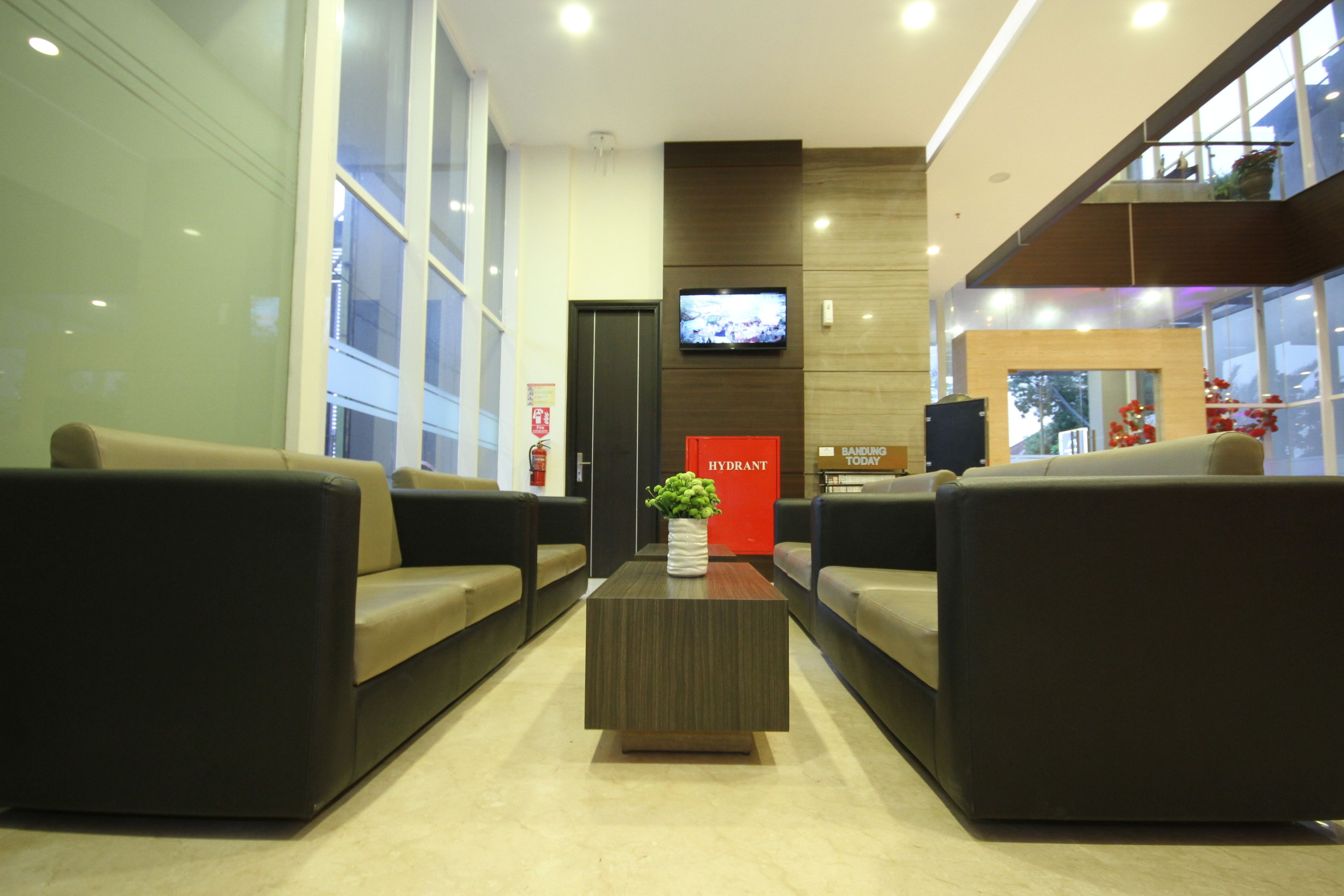 Sitteområde i lobbyen